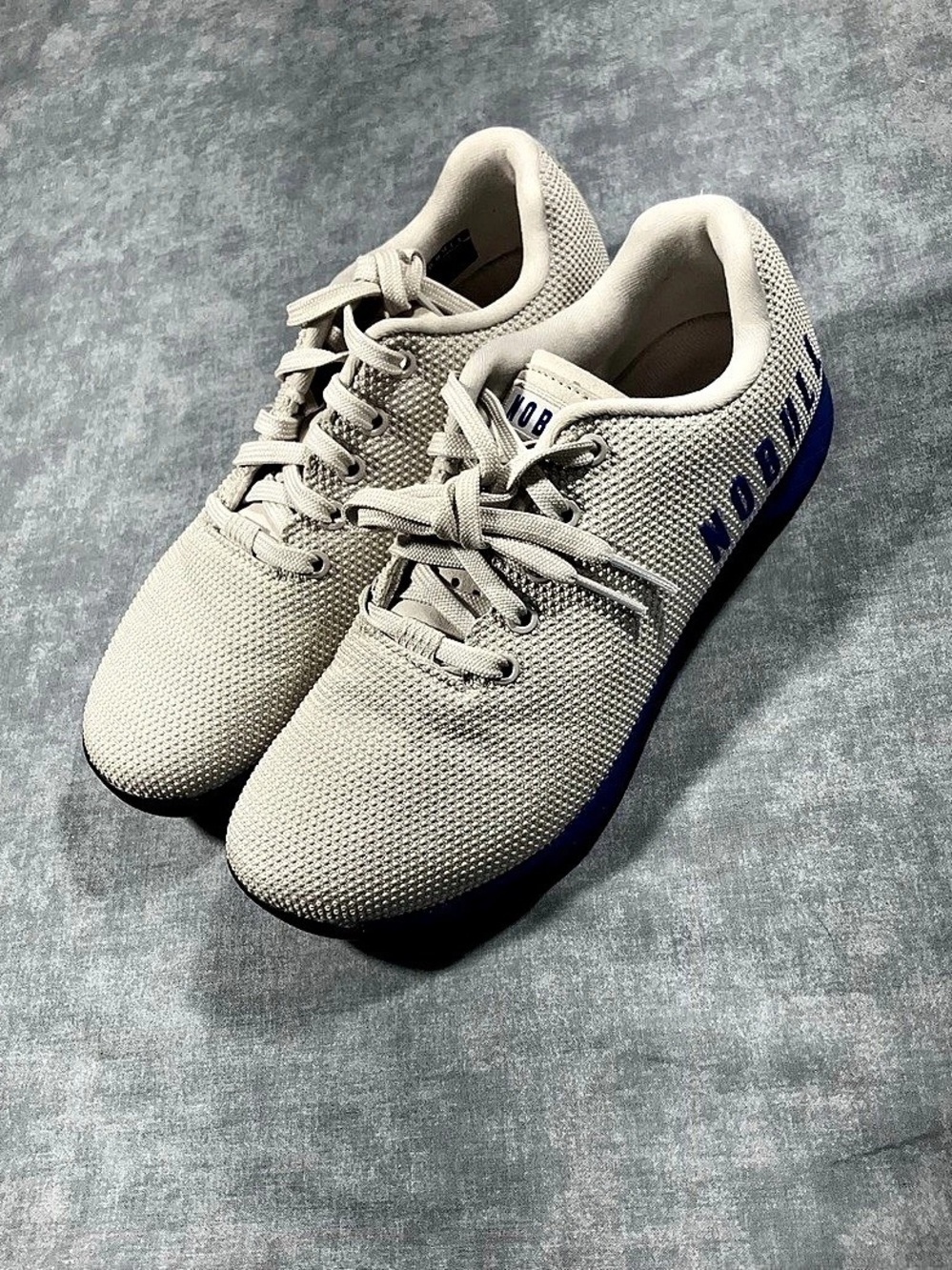 Nobull Outwork Trainer Men's Athletic Shoes US 8.5 White & Blue